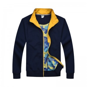 # 303-LightWeight Sweatshirt ที่มีซิปตัดกัน