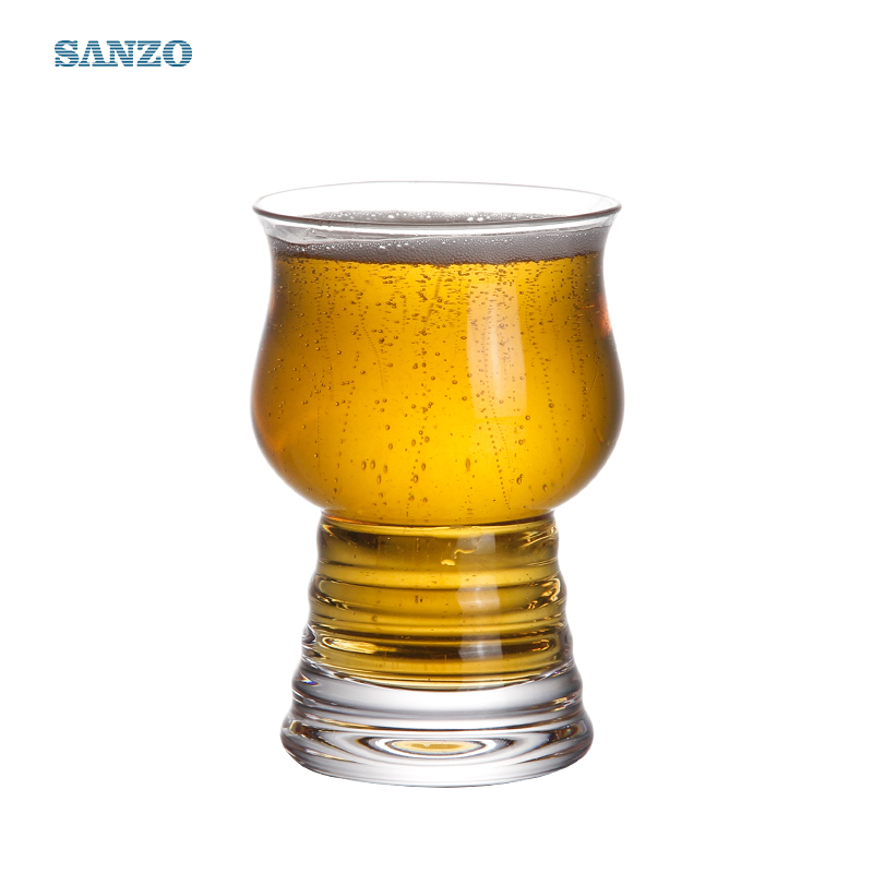 แก้วเบียร์ 6oz Sanzo พิมพ์แก้วเบียร์แก้วเบียร์แปดเหลี่ยมแบบกำหนดเอง