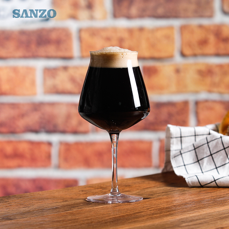 Sanzo แอลกอฮอล์เบียร์แก้วกำหนดเองทำด้วยมือล้างเบียร์ Steins แก้วเบียร์ที่สมบูรณ์แบบ