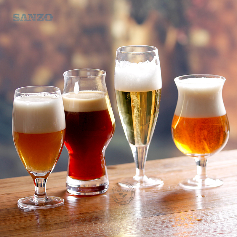 Sanzo Bar สร้างสรรค์ Sail รูปร่างน้ำผลไม้และเบียร์แก้วคัพตัดแก้วเบียร์แก้วเบียร์ส่วนบุคคล