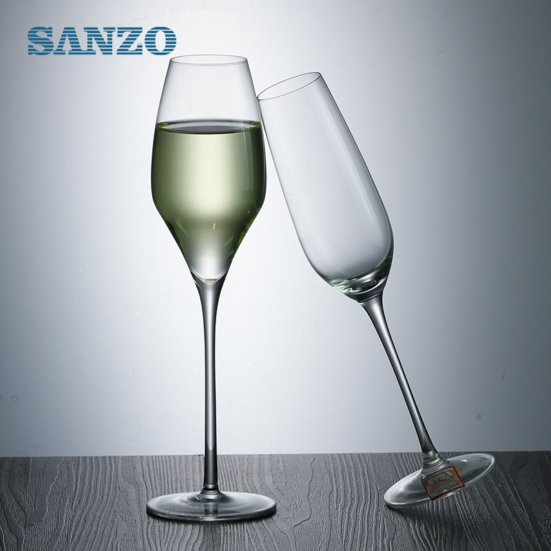 SANZO กระบอกแก้วแชมเปญตราแชมเปญขลุ่ยแก้วแชมเปญบริสุทธิ์