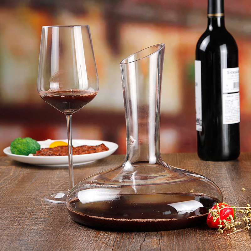 SANZO ทำด้วยมือคุณภาพสูงเป่าแก้ว / คริสตัลวัสดุขวดเหล้าไวน์ที่ชัดเจนสำหรับใช้ในครัวเรือน