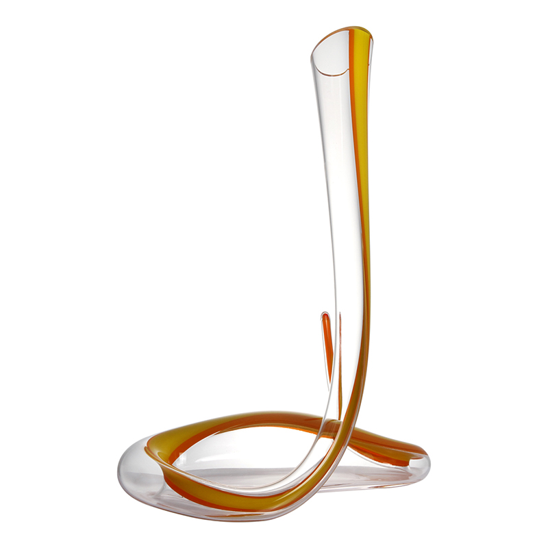 Magic Snake Style Glass ขวดเหล้าไวน์แดง / ขวดเหล้า 1200ml / 40oz Cruves สมูท
