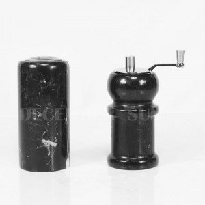 ชุดเกลือและพริกไทยดำหินอ่อน