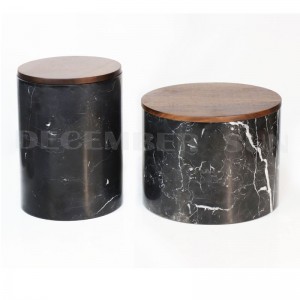 ชุดกระป๋องหินอ่อนสีดำ