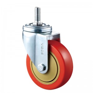 หน้าที่ขนาดกลาง - ตัวเรือนชุบโครเมียมพร้อมล้อ TPE สีส้ม 16