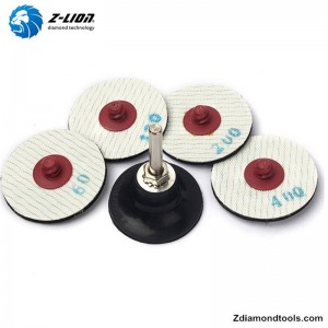 ZL-123ER แผ่นขัดเงา Electroplated แก้ว 2 นิ้ว Roloc