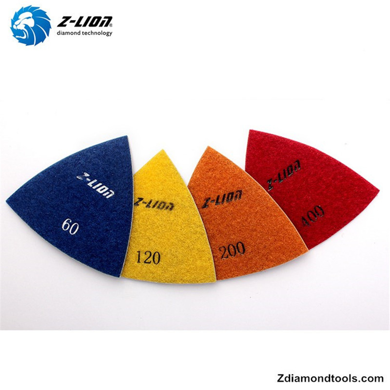 ZL-QH18 แผ่นขัดสามเหลี่ยมเพชรแบบสูญญากาศ