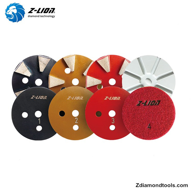 แผ่นขัดเงาแบบเปียก 4 ขั้นตอนสำหรับ Floor ZL-FSP4