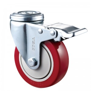 หน้าที่ขนาดกลาง - ตัวเรือนชุบโครมด้วยล้อ Diamand TPE สีแดง