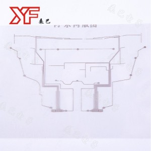 Pet เงินวางสายการพิมพ์เป็นสื่อกระแสไฟฟ้า