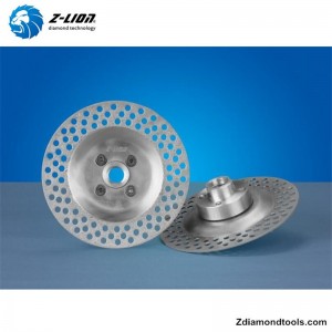 ZL-CW001 ราคาถูกฝุ่น Brazed เพชรคัพ Contour คัพล้อ