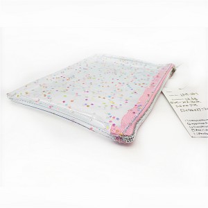 กระเป๋าแต่งหน้าพีวีซีกับแฟลชถัง