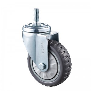 หน้าที่ขนาดกลาง - ตัวเรือนทำจาก Chrome ชุบด้วยล้อ Diamand TPE สีเทา