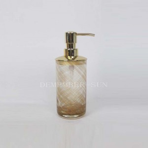 ชุดอุปกรณ์ห้องน้ำกระจกพร้อมปั๊มโลหะ