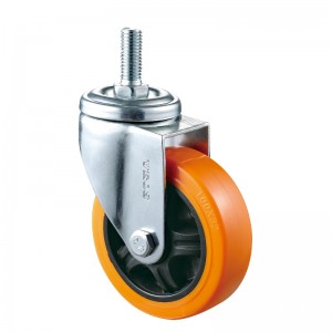 หน้าที่ขนาดกลาง - ตัวเรือนชุบโครเมียมพร้อมล้อ TPE สีส้ม 17