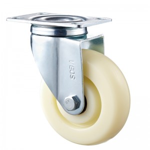 Medium Duty - ตัวเรือนทำจาก Chrome ชุบด้วยล้อ TPE สีขาว