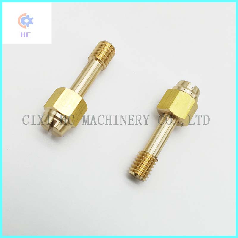 OEM ทองเหลืองเครื่องจักรความแม่นยำ CNC Milling ชิ้นส่วน / กลึง CNC