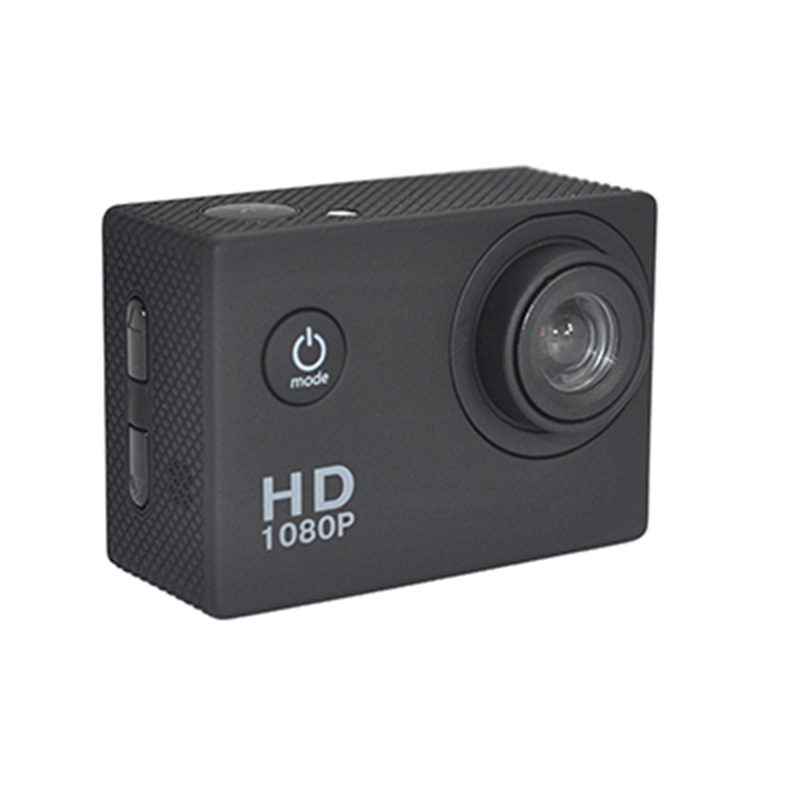 กล้องแอ็คชั่น HD 720P แบบพกพาจริงมุมมอง 140 องศามุมมอง 2.0 นิ้วหน้าจอ D12A