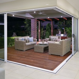 ประตูเลื่อนมุม