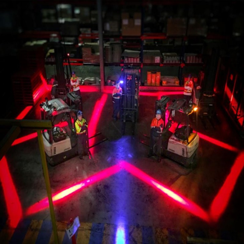 Stacker LED Safety Light สีฟ้า / แดง
