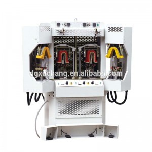 หนังรองเท้ากีฬา vamp ส่วนบนทำถุงลมนิรภัยส้นเท้าหลังส้นปั้นขึ้นรูปเครื่องขึ้นรูป