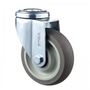 หน้าที่ขนาดกลาง - ตัวเรือนชุบโครเมียมพร้อมล้อเลื่อนสีเทา Diamand TPE