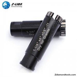ZL-QH20 สูญญากาศประสานแห้งเพชรแกนดอกสว่านสำหรับหินแกรนิตคอนกรีต