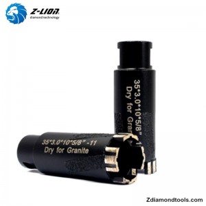 ZL-QH20 สูญญากาศประสานแห้งเพชรแกนดอกสว่านสำหรับหินแกรนิตคอนกรีต