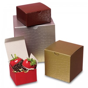 กล่องใส่ของเอนกประสงค์ลายนูนสีจระเข้