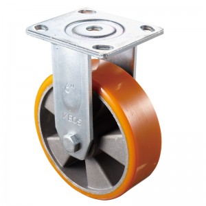 Heavy Duty - ตัวเรือนชุบโครเมียมพร้อมล้อ TPE สีเหลือง