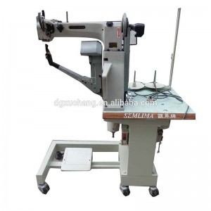 รองเท้าหนังนิ่ม แต่เพียงผู้เดียวบนเย็บราคาจักรเย็บผ้ารองเท้า