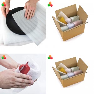 กันกระแทกป้องกันไฟฟ้าสถิตถุงโฟม epe PE ฟิล์มหนาขยายถุงบรรจุภัณฑ์พลาสติก