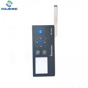 โรงงานที่กำหนดเอง LED สวิตช์ไฟส่องสว่างเมมเบรนแผงที่มีทัชแพด