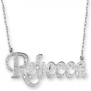 จี้คองบสร้อยคอส่วนบุคคลชื่อสร้อยคอทองคำเงิน