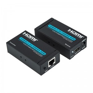 V2.0 ตัวขยาย HDMI 60 มม. รองรับ cat5e \/ 6 สายเดียวอัลตร้า HD 4Kx2K @ 60Hz HDCP2.2