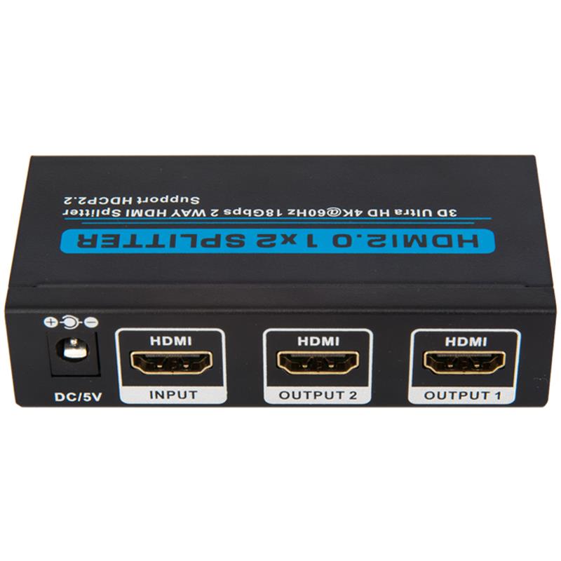 V2.0 HDMI 1x2 Splitter รองรับ 3D Ultra HD 4Kx2K @ 60Hz HDCP2.2