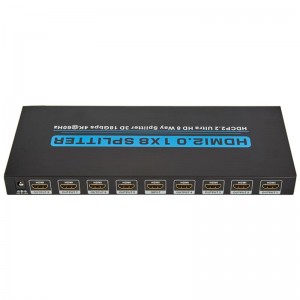 V2.0 HDMI 1x8 Splitter รองรับ 3D Ultra HD 4Kx2K @ 60Hz HDCP2.2