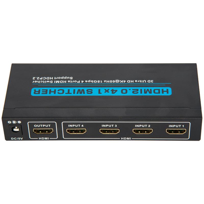 V2.0 HDMI 4x1 Switcher รองรับ 3D Ultra HD 4Kx2K @ 60Hz HDCP2.2