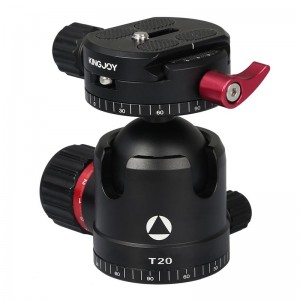 หัวบอลรายละเอียดต่ำ Kingjoy T20 พร้อมเพลทปล่อยแบบพาโนรามาด่วน