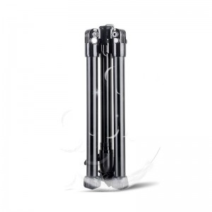 Kingjoy SC056 5 ส่วนชุดขาตั้งกล้องพับเก็บได้ด้วยการถ่ายภาพมุมต่ำและคอลัมน์กลางสามารถใช้เป็นโมโนโฟน