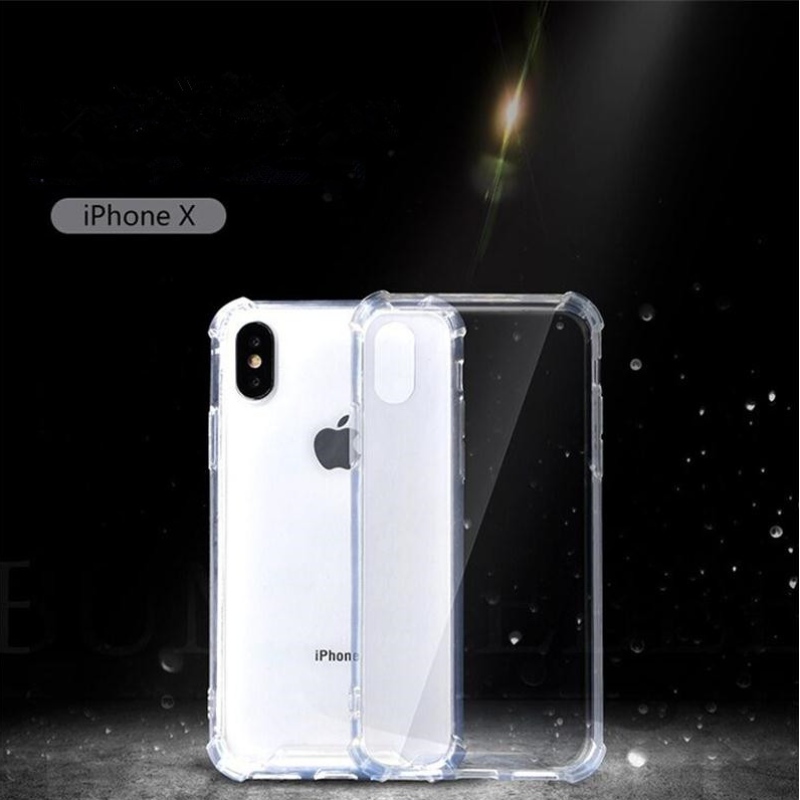 เคสโทรศัพท์มือถือ iPhone X / iPhone XS TPU + PC ใสและป้องกันแรงกระแทก