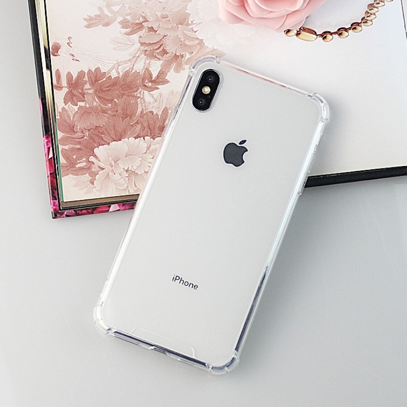 เคสโทรศัพท์มือถือ iPhone X / iPhone XS TPU + PC ใสและป้องกันแรงกระแทก