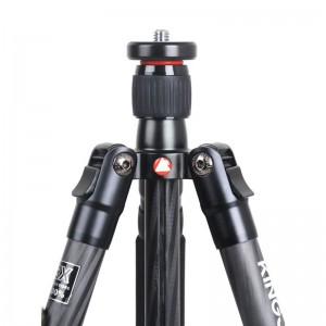 Kingjoy แบรนด์ที่กำหนดเอง Kingjoy แบบพกพาอลูมิเนียมภาพขาตั้งกล้องขาตั้งกล้องที่มีหัวบอลสำหรับกล้องดิจิตอล DSLR