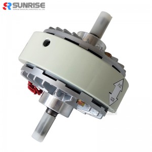 ที่มีคุณภาพสูงราคาต่ำเพลาคู่คลัทช์ผงแม่เหล็กสำหรับเครื่องบรรจุชุด PC