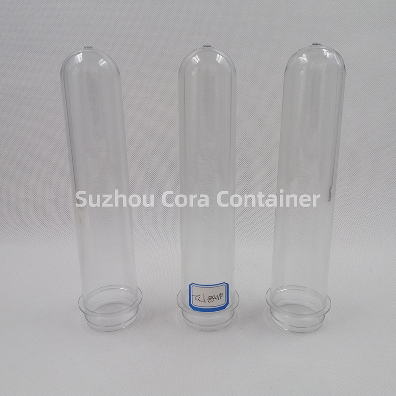 32mm 68g คอ Size36mm Plasitc Pet Preform สำหรับน้ำมันเครื่องดื่มน้ำ