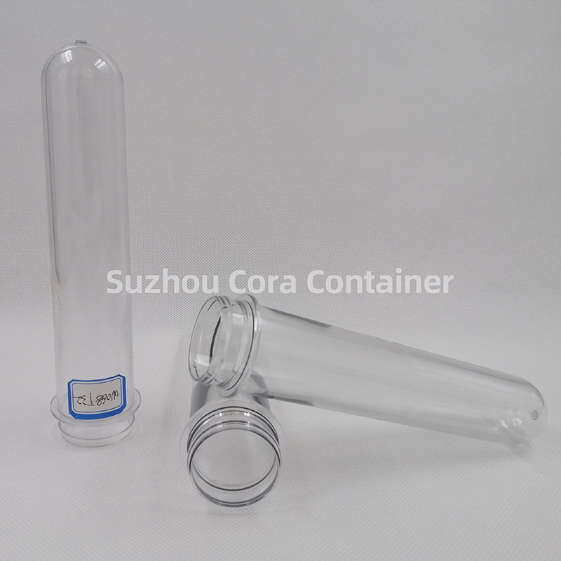 32mm 68g คอ Size36mm Plasitc Pet Preform สำหรับน้ำมันเครื่องดื่มน้ำ