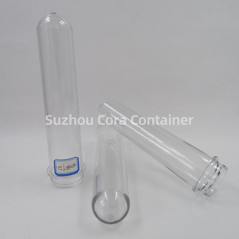 32mm 68g คอ Size36mm Plasitc Pet Preform สำหรับน้ำมันเครื่องดื่มน้ำ