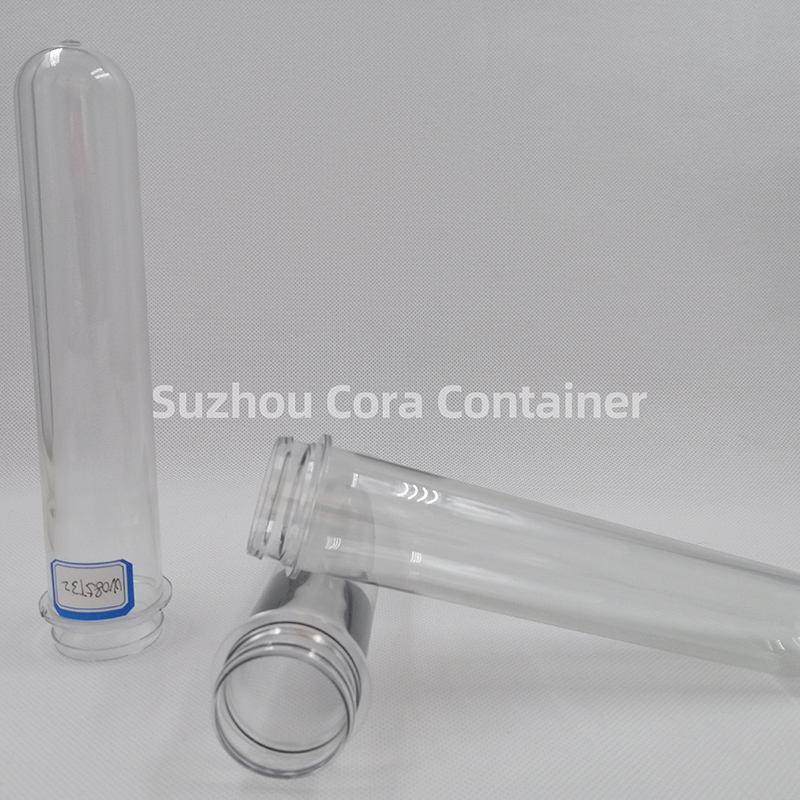 ขนาด 32 มม. 85 กรัมคอขวดขนาด 36 มม. สัตว์เลี้ยงโฟม Preform สำหรับบรรจุภัณฑ์เครื่องสำอาง