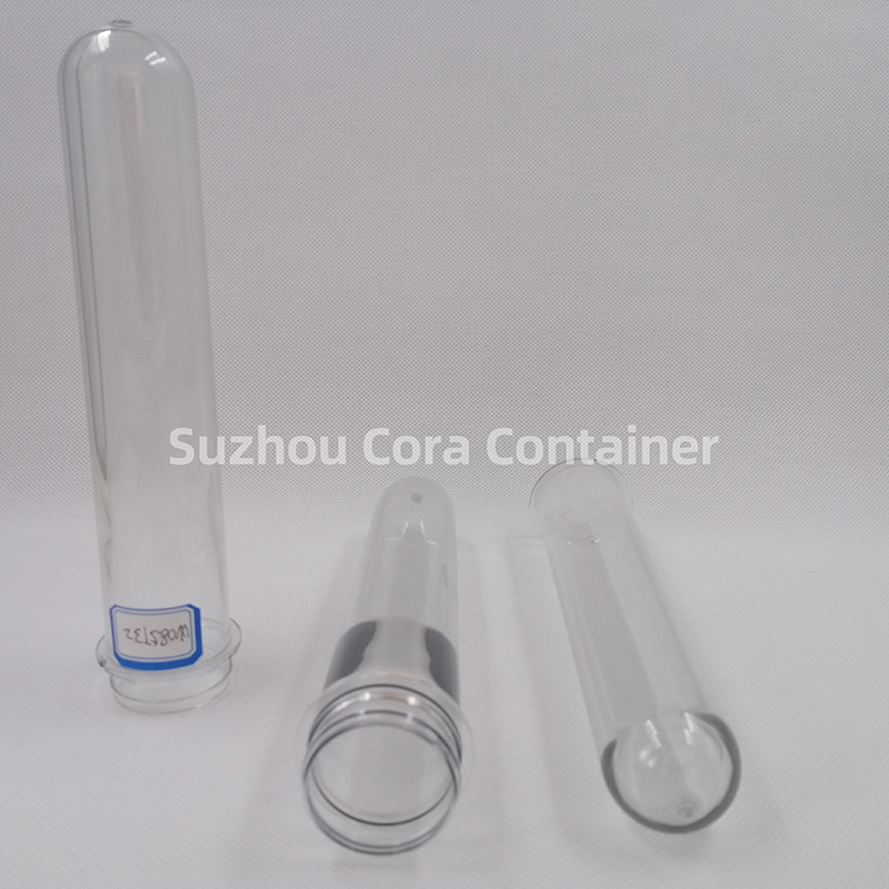 ขนาด 32 มม. 85 กรัมคอขวดขนาด 36 มม. สัตว์เลี้ยงโฟม Preform สำหรับบรรจุภัณฑ์เครื่องสำอาง